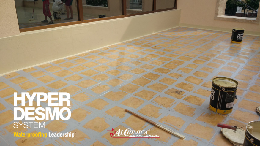 Terraces-Balconies. Exposed Waterproofing system for over tile coating. - 3