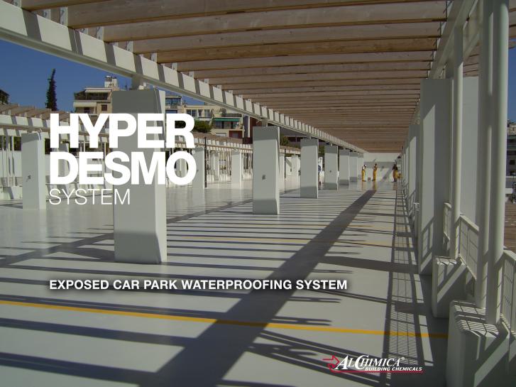 Exposed car park waterproofing system - 2